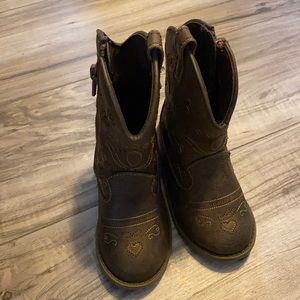 Cat and jack toddler size 6 cowgirl boots